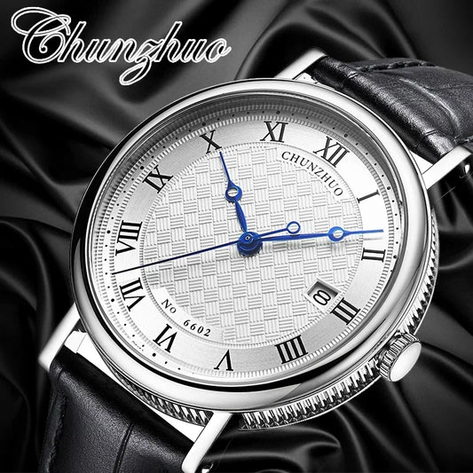 Men's Ultra-Thin Quartz Watch 38mm - Japanese Stainless Steel