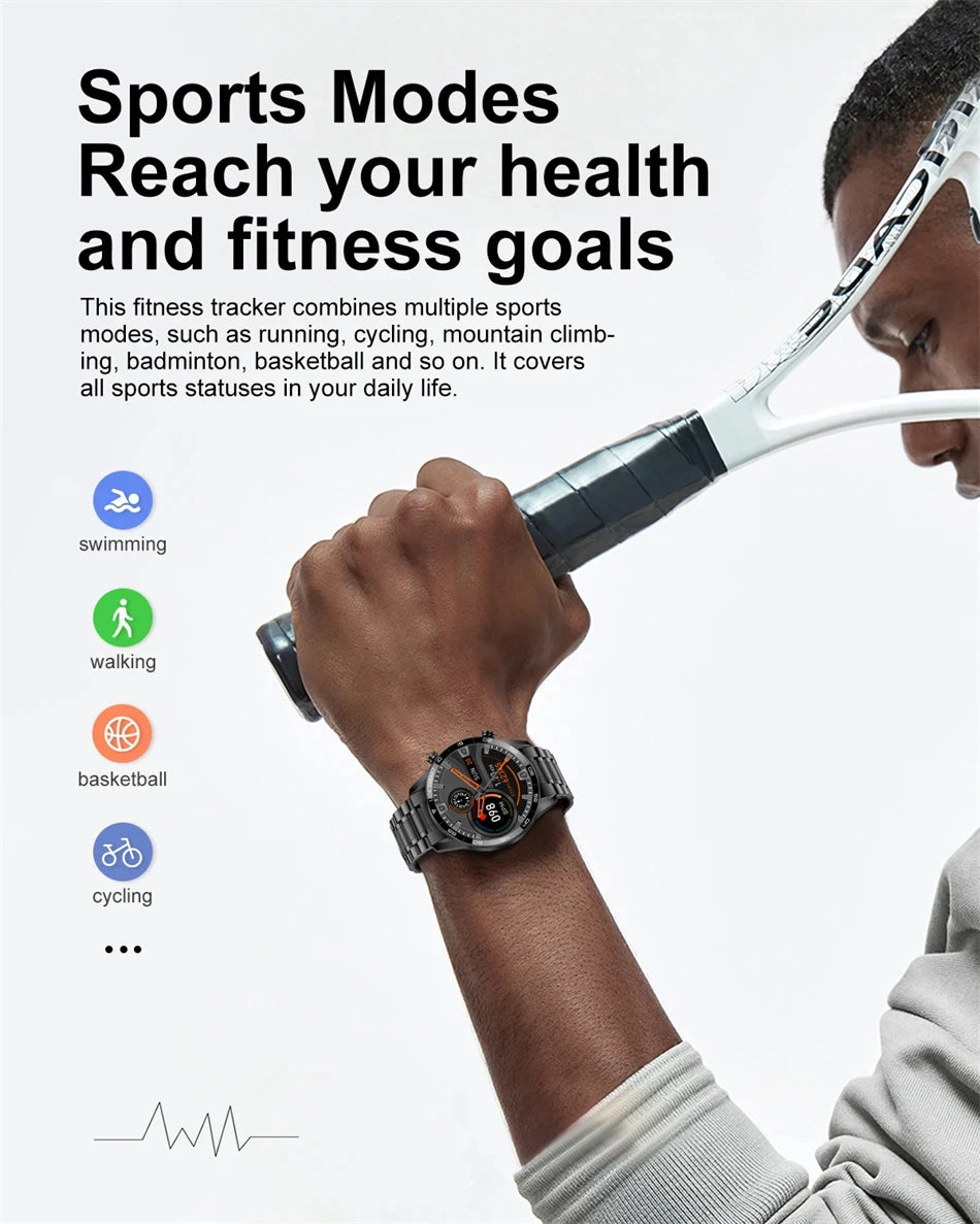 Montre Connectée Homme LIGE - Écran HD