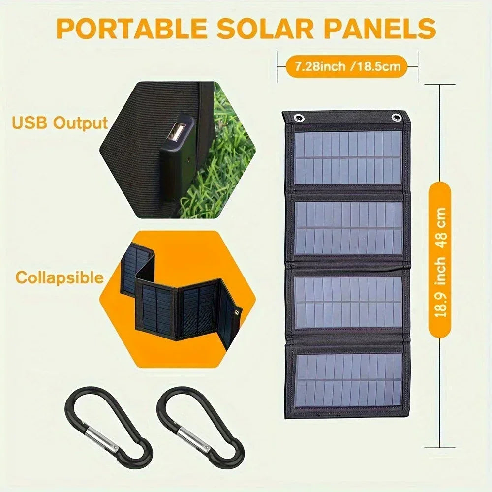 Panneau Solaire Portable 45W USB 12V