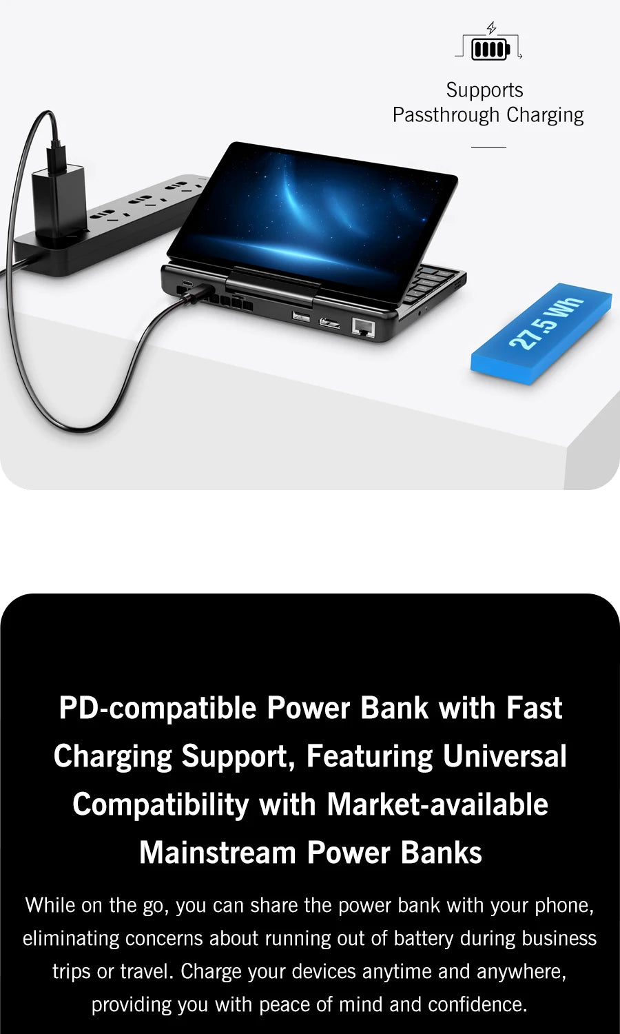 GPD Micro PC 2 Mini Ordinateur Portable Intel N250