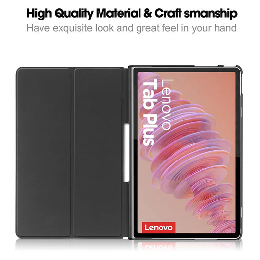 Coque Lenovo Tab Plus 2024 - Étui Cuir PU 11.5 pouces