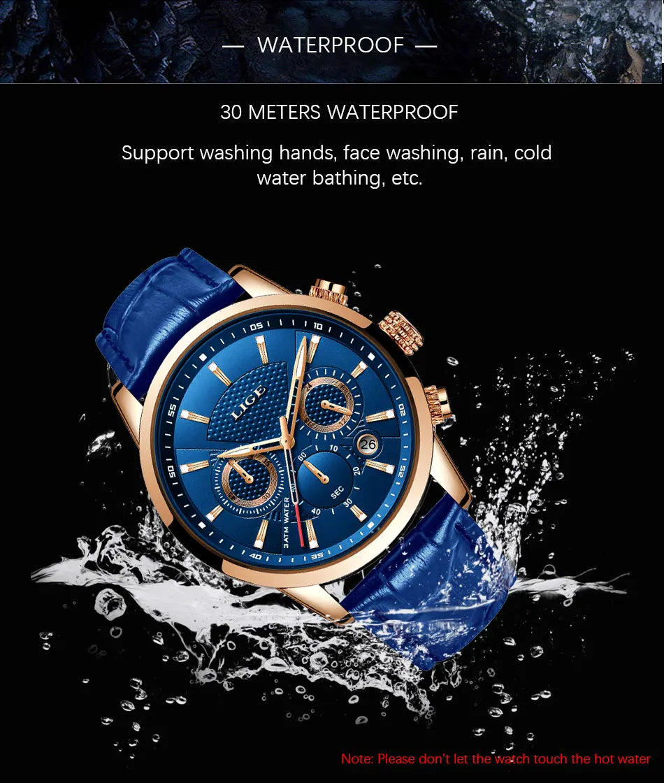 Montre Homme Luxe LIGE