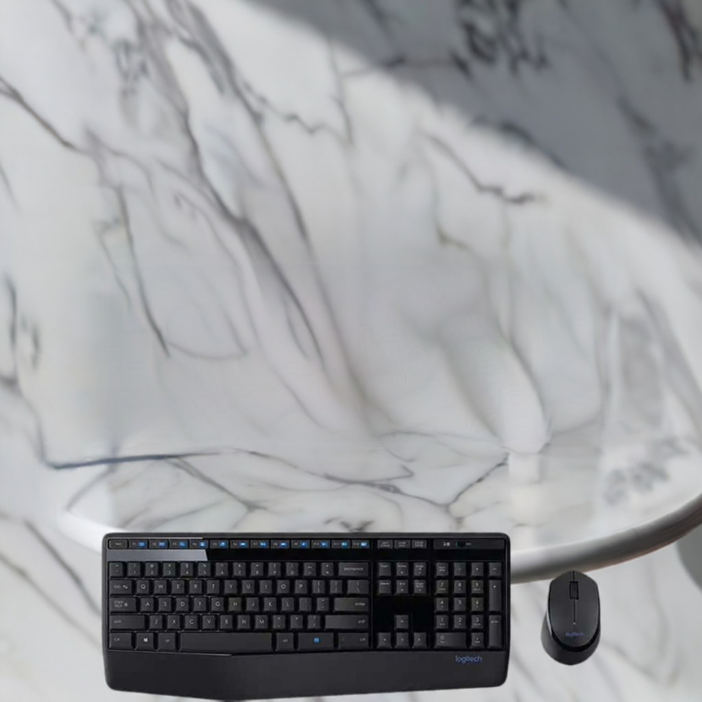 Clavier Logitech MK346P et fils de souris