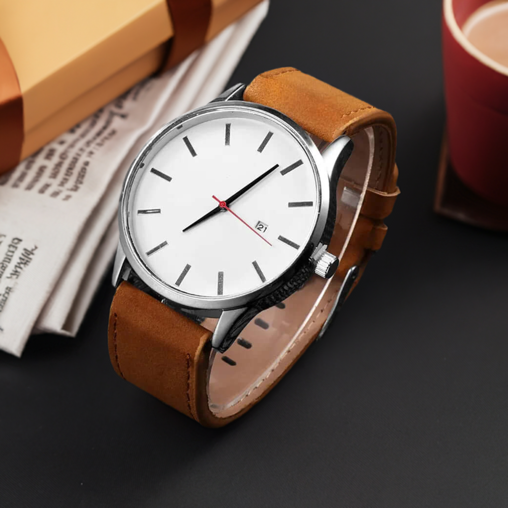 SARAOU Watch  sports quartz leather