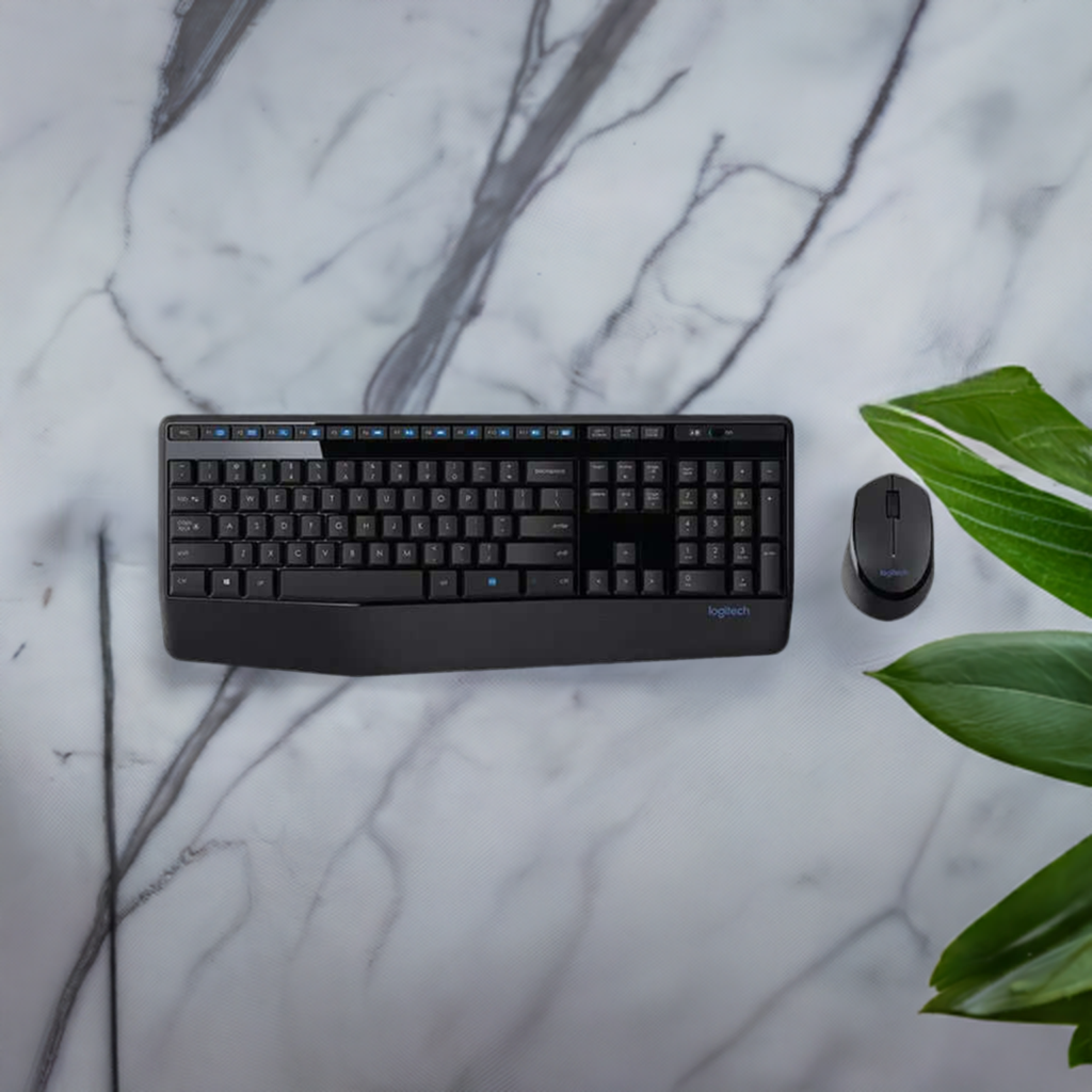 Clavier Logitech MK346P et fils de souris