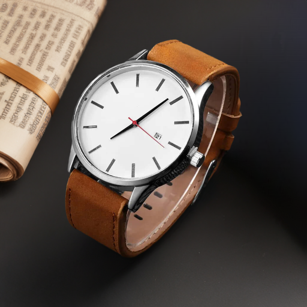 SARAOU Watch  sports quartz leather