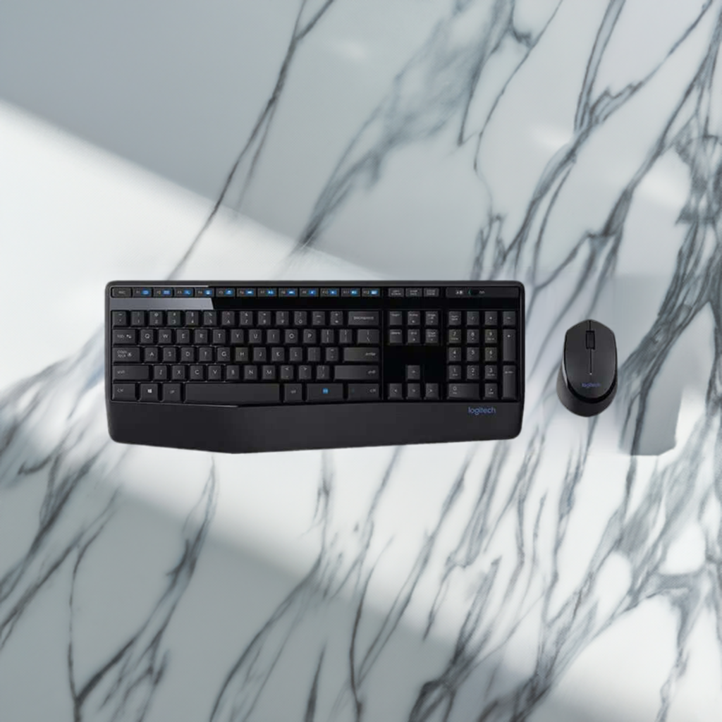 Clavier Logitech MK346P et fils de souris