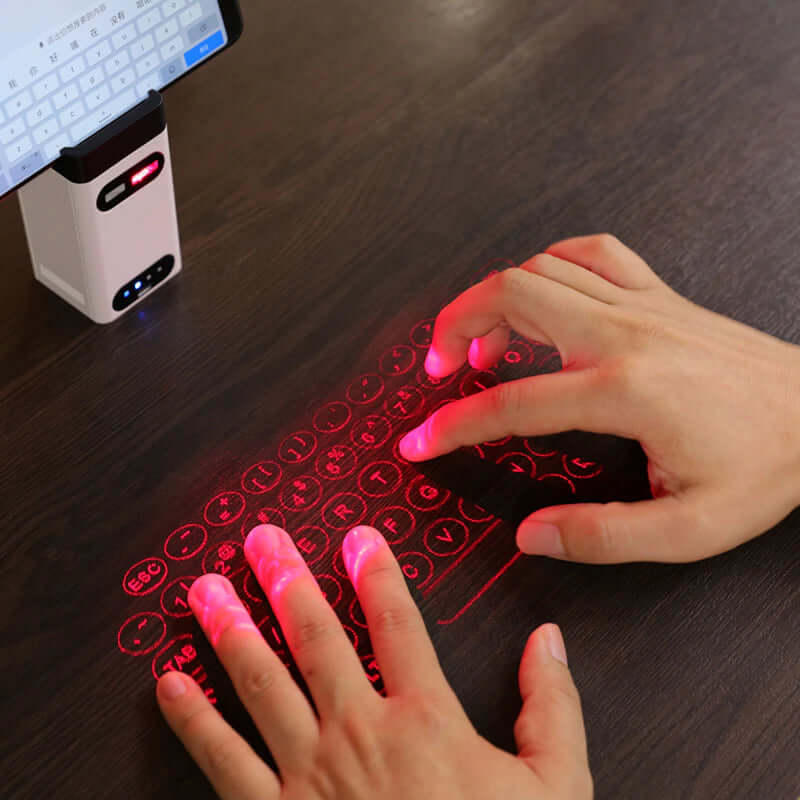 Mini Wireless Bluetooth Virtual Laser Keyboard Projection Keyboard for Iphone Android IOS Smartphone Multifunction Teclado Gamer